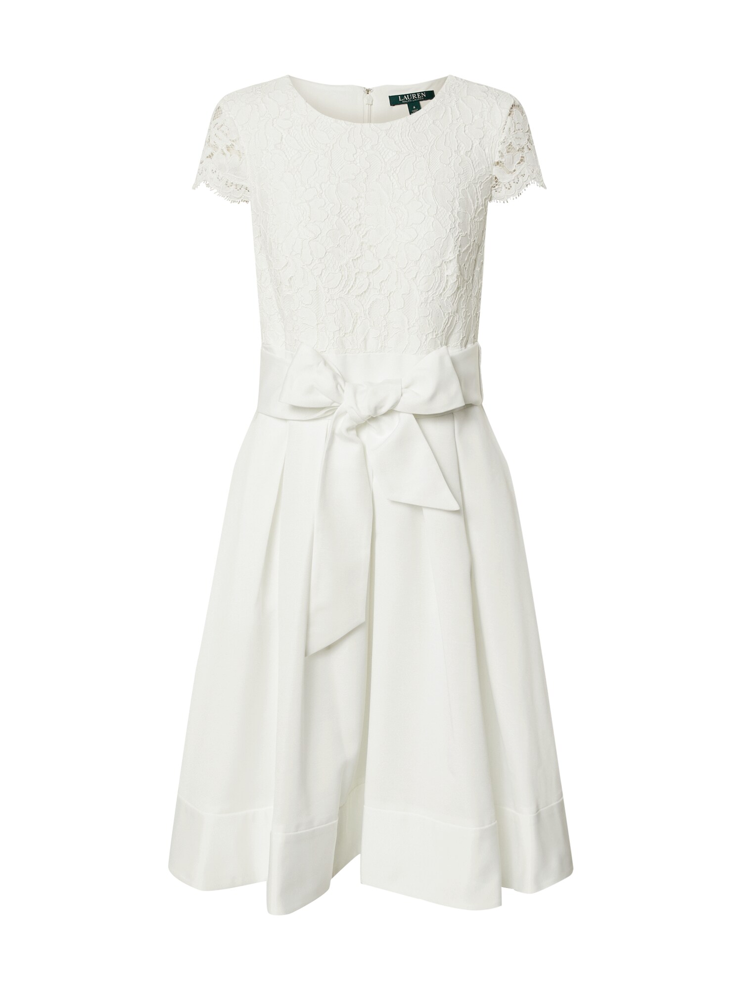 Lauren Ralph Lauren Kokteilinė suknelė 'ZIARAH-CAP SLEEVE-COCKTAIL DRESS'  kremo