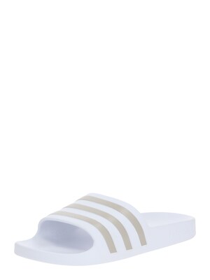 ADIDAS ORIGINALS Zapatos abiertos 'Adilette Aqua'  plata / blanco