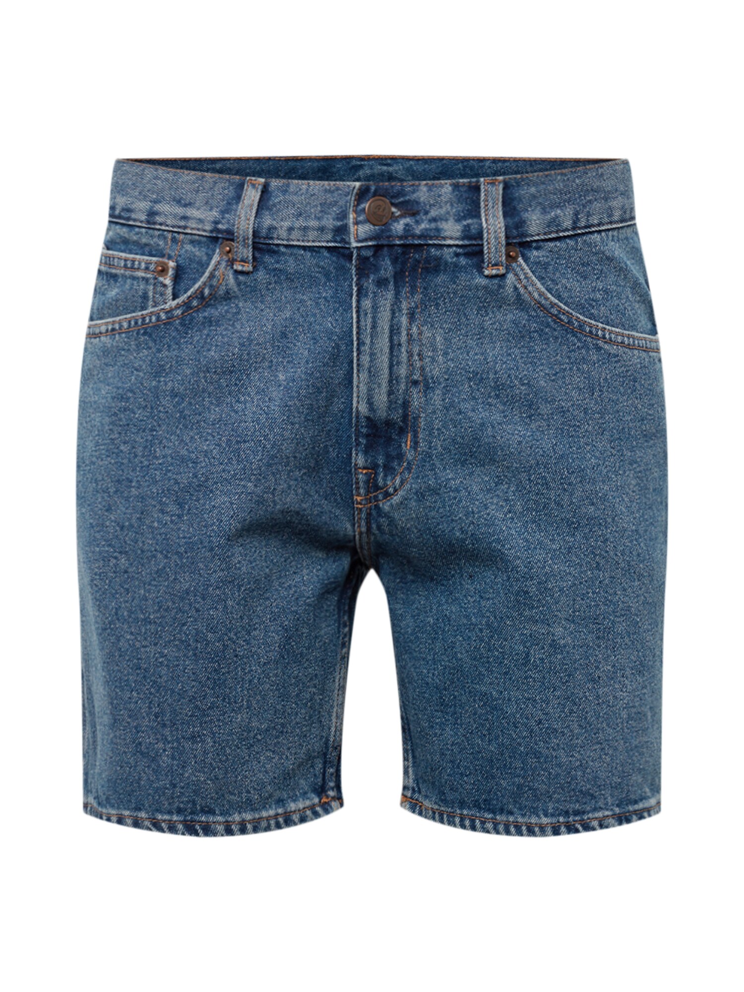 Cheap Monday Heren Jeans Sonic Shorts Blauw Denim cheap monday kopen in de aanbieding