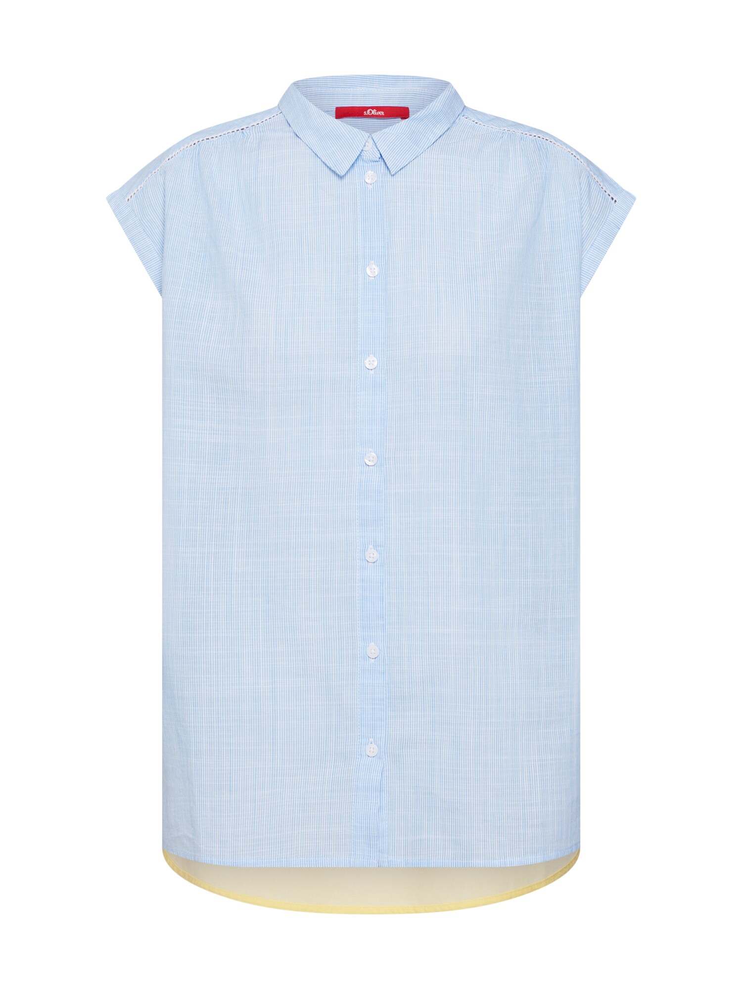 Soliver Red Label Dames Blouse Lichtblauw Gemengde Kleuren soliver red label kopen in de aanbieding