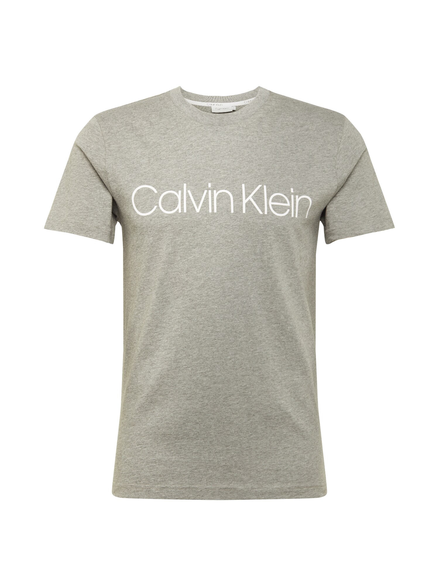 Calvin Klein Marškinėliai  margai pilka / balta