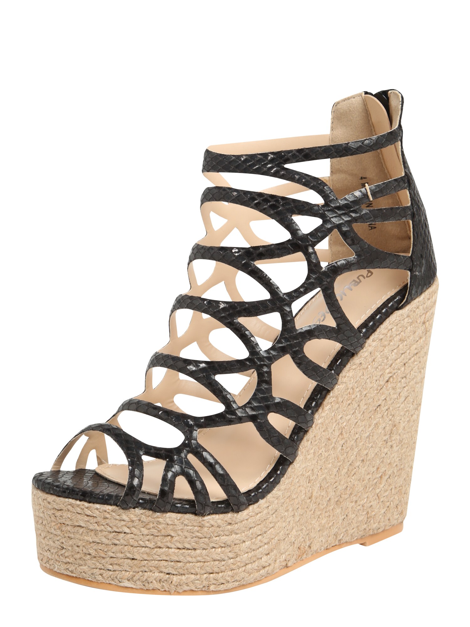 Public Desire Sandalai 'CURLY'  juoda