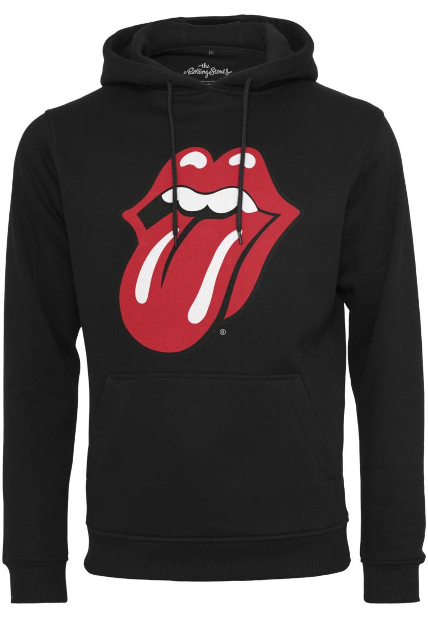 Mister Tee Megztinis be užsegimo 'Rolling Stones Tongue'  raudona / juoda
