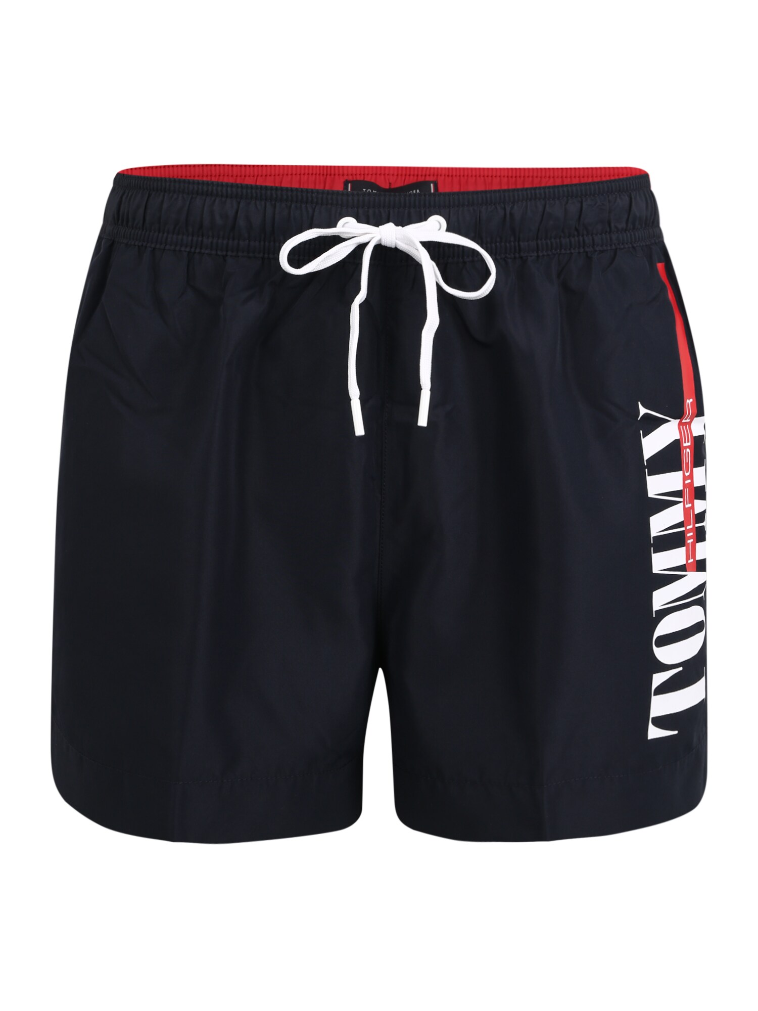 TOMMY HILFIGER Maudymosi trumpikės  balta / raudona / tamsiai mėlyna