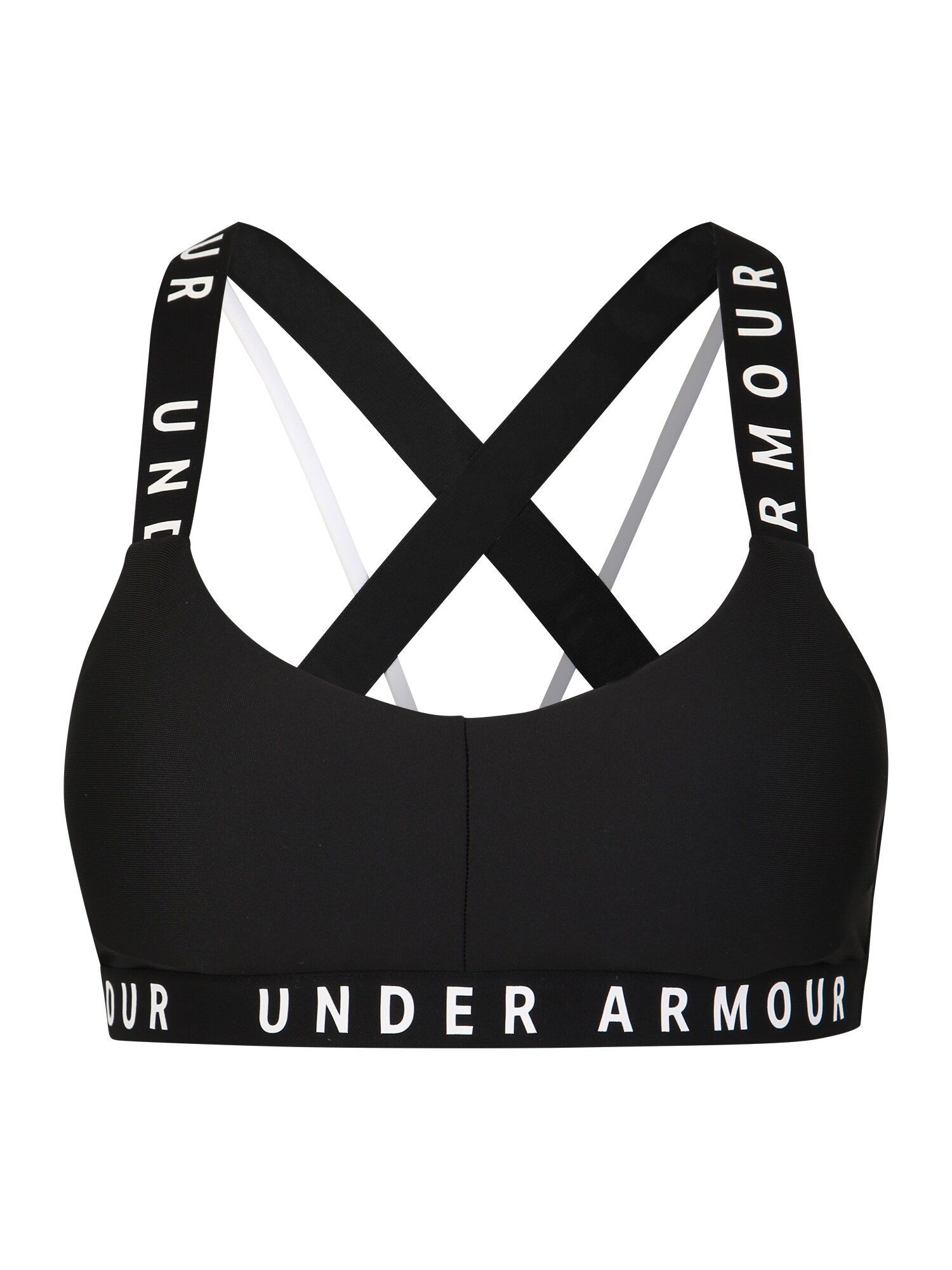 UNDER ARMOUR Sportinė liemenėlė  balta / juoda