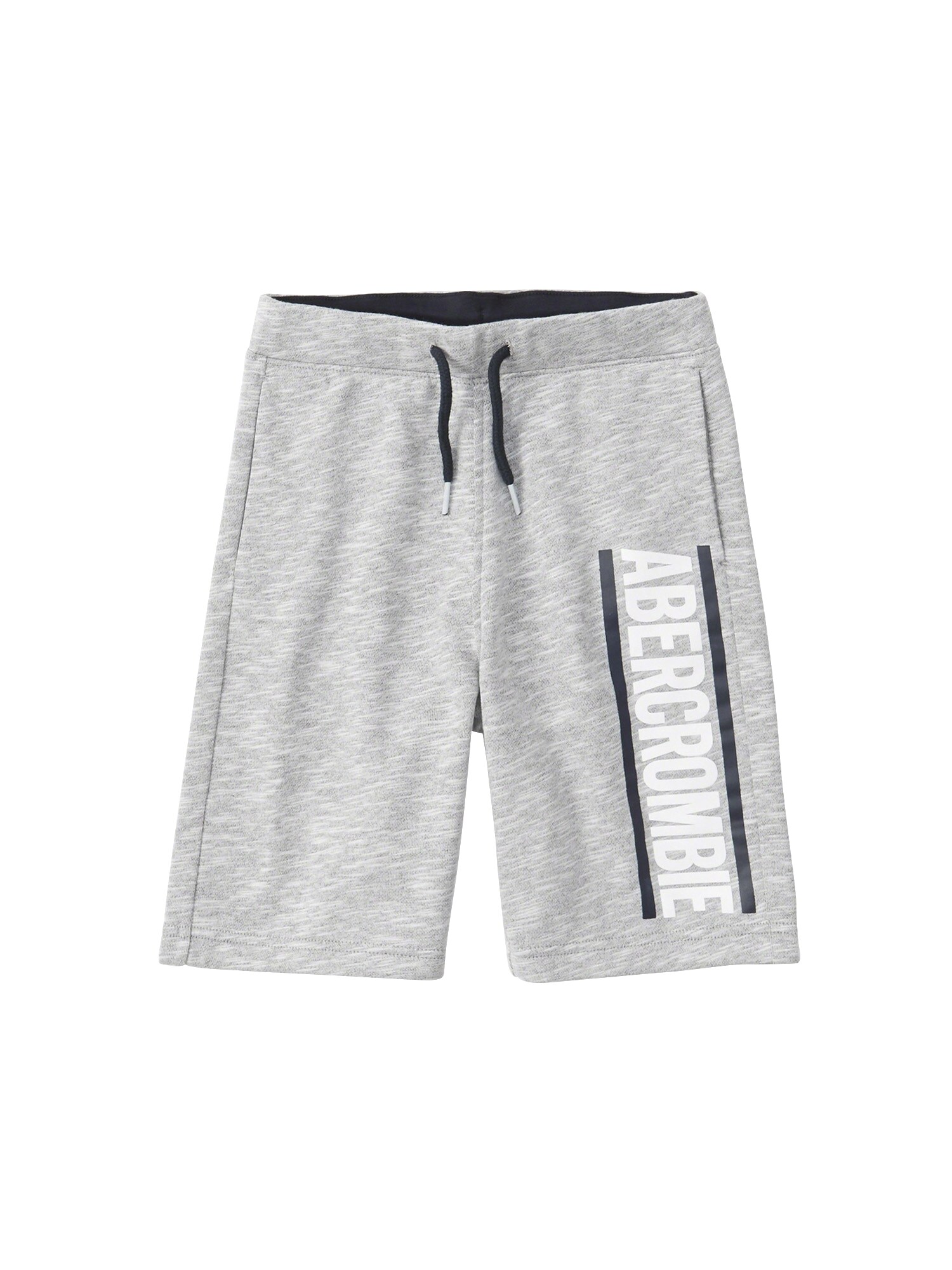 Abercrombie Fitch Jongens Broek Sb19 Fleece Logo Short 6Cc Grijs abercrombie fitch kopen in de aanbieding