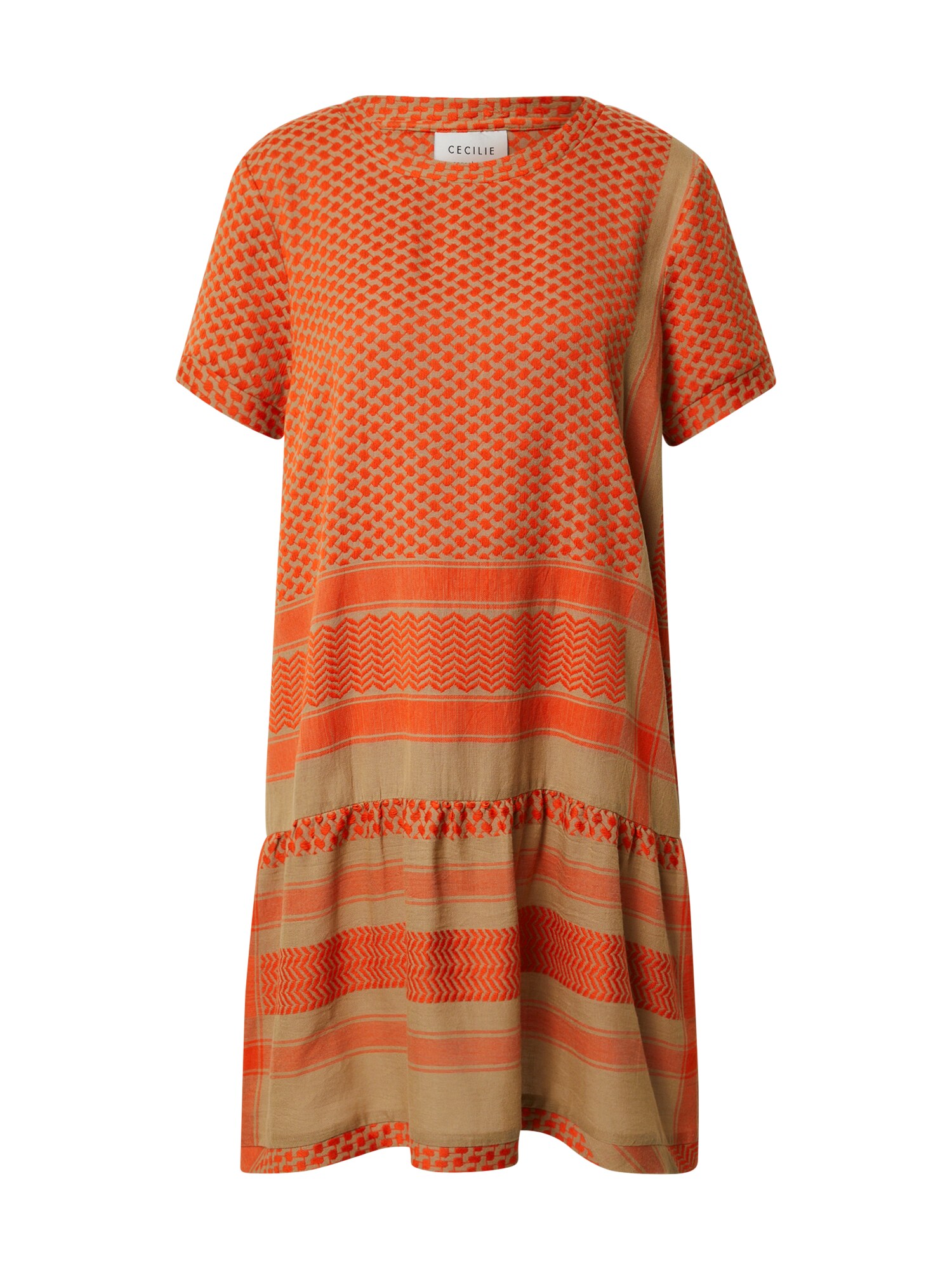 Cecilie Copenhagen Suknelė  oranžinė / alyvuogių spalva
