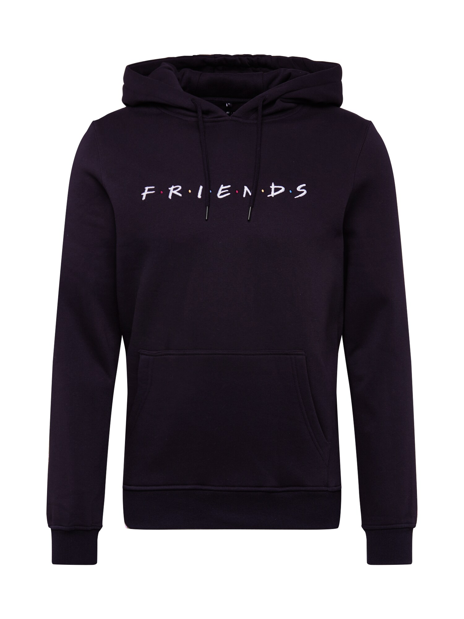 Mister Tee Megztinis be užsegimo 'Friends'  juoda / balta