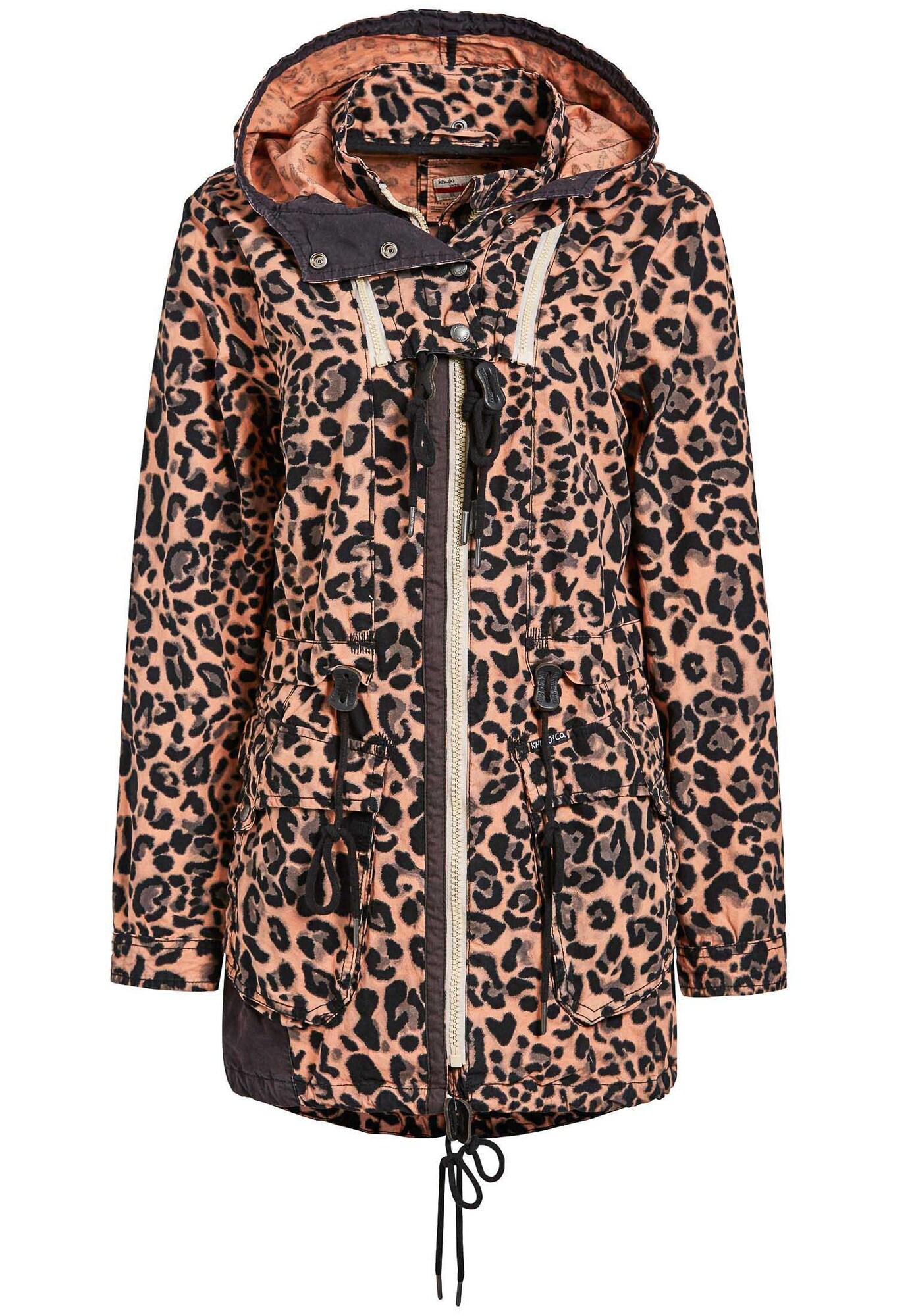 Khujo Dames Tussenparka Iseult Bruin khujo kopen in de aanbieding