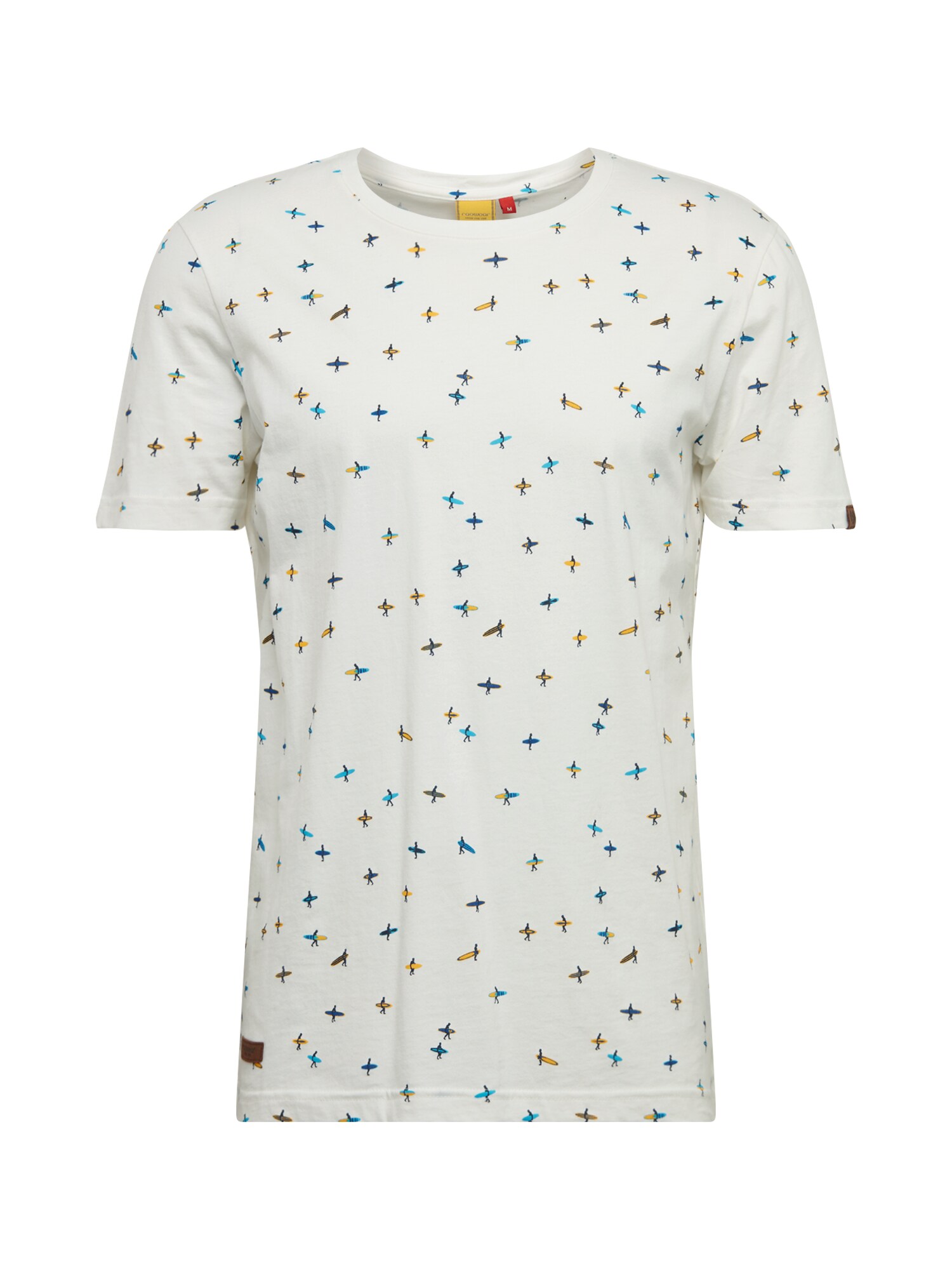 Ragwear Marškinėliai 'TAYLOR'  balta / mėlyna / geltona