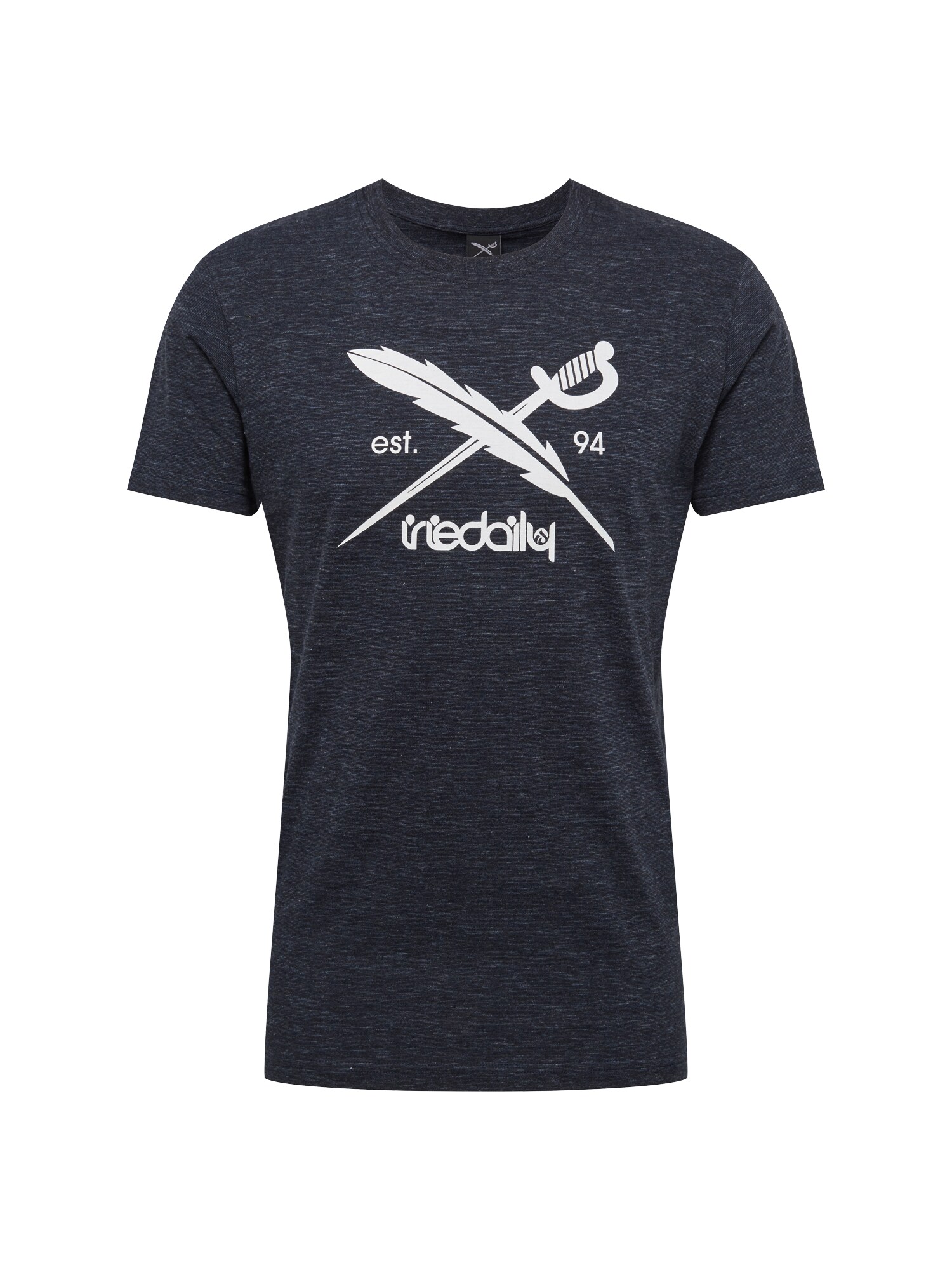 Iriedaily Shirt ''''Chamisso Logo'''' dunkelblau / weiß