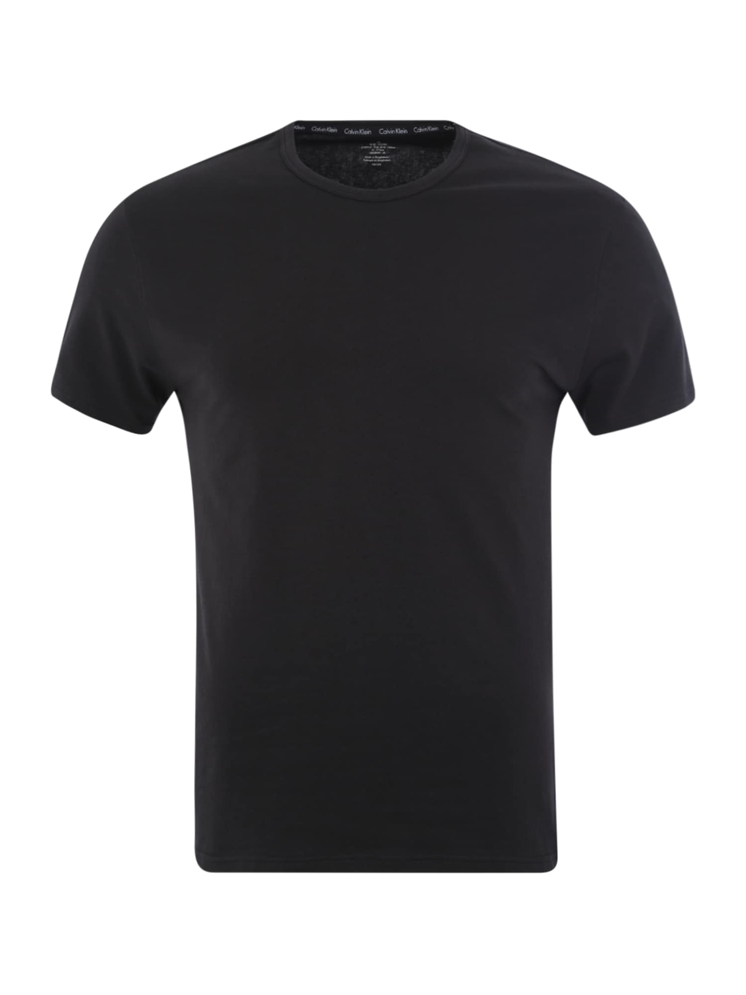 Calvin Klein Underwear Apatiniai marškinėliai '2P S/S CREW NECK' juoda
