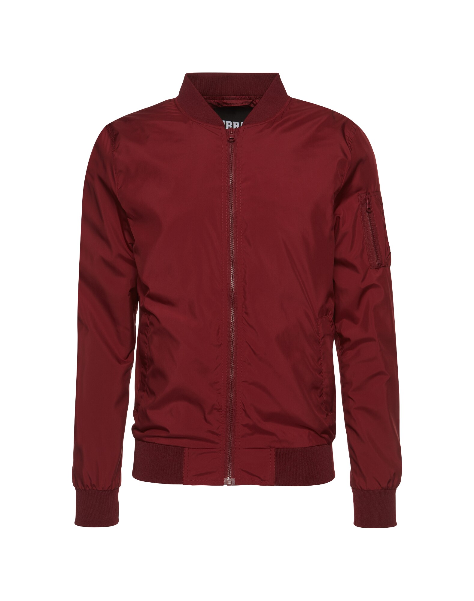 Urban Classics Prechodná bunda  vínovo červená