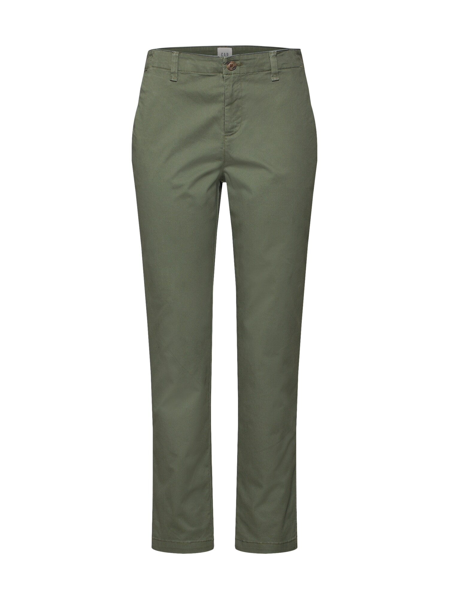 GAP Chino stiliaus kelnės 'GIRLFRIEND'  žalia