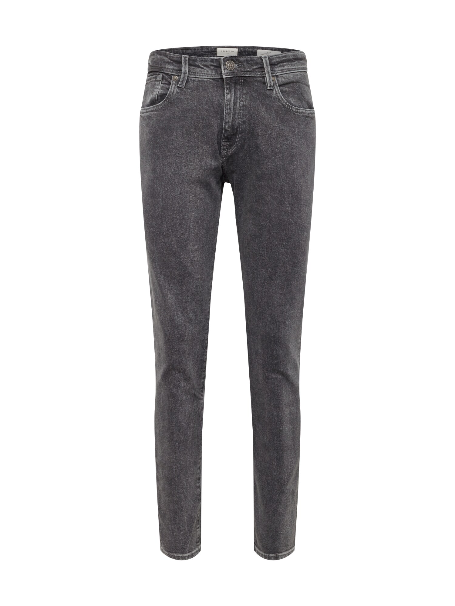SELECTED HOMME Džinsai 'SLHSLIM-LEON 3011 GREY ST JEANS W NOOS'  pilko džinso