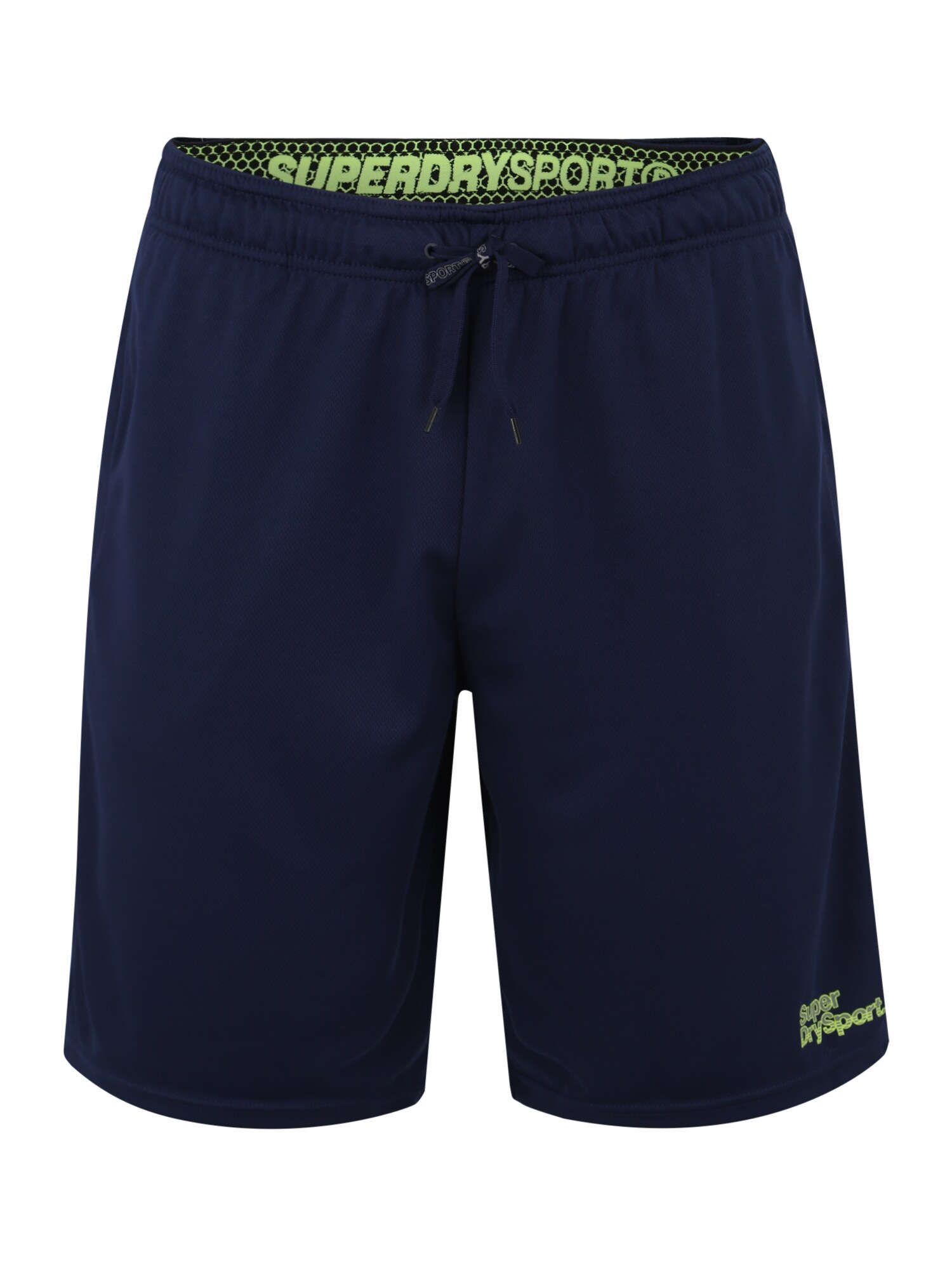Superdry Heren Sportbroek Active Relaxed Short Navy superdry kopen in de aanbieding