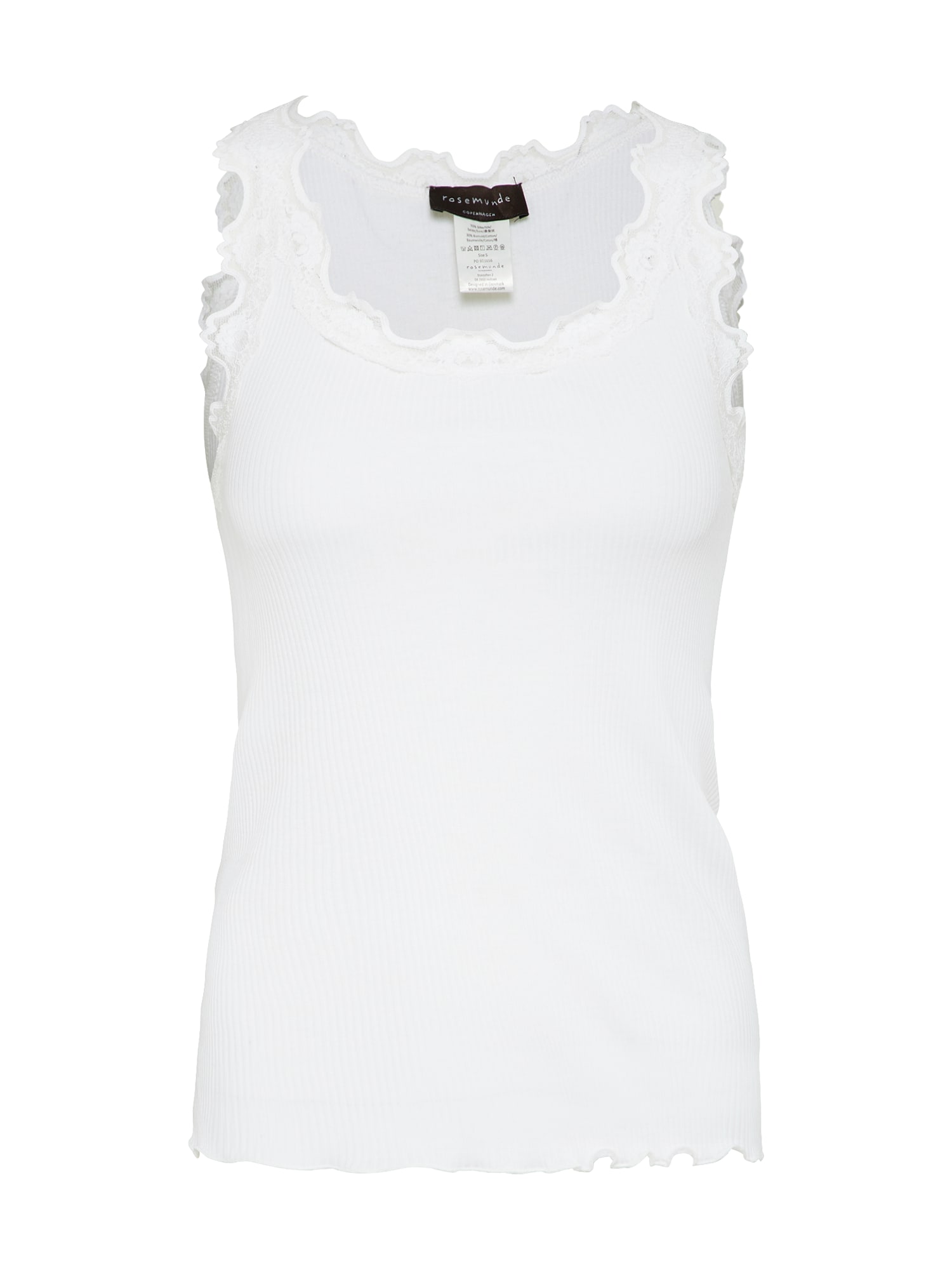 rosemunde Top vintage lace  alb