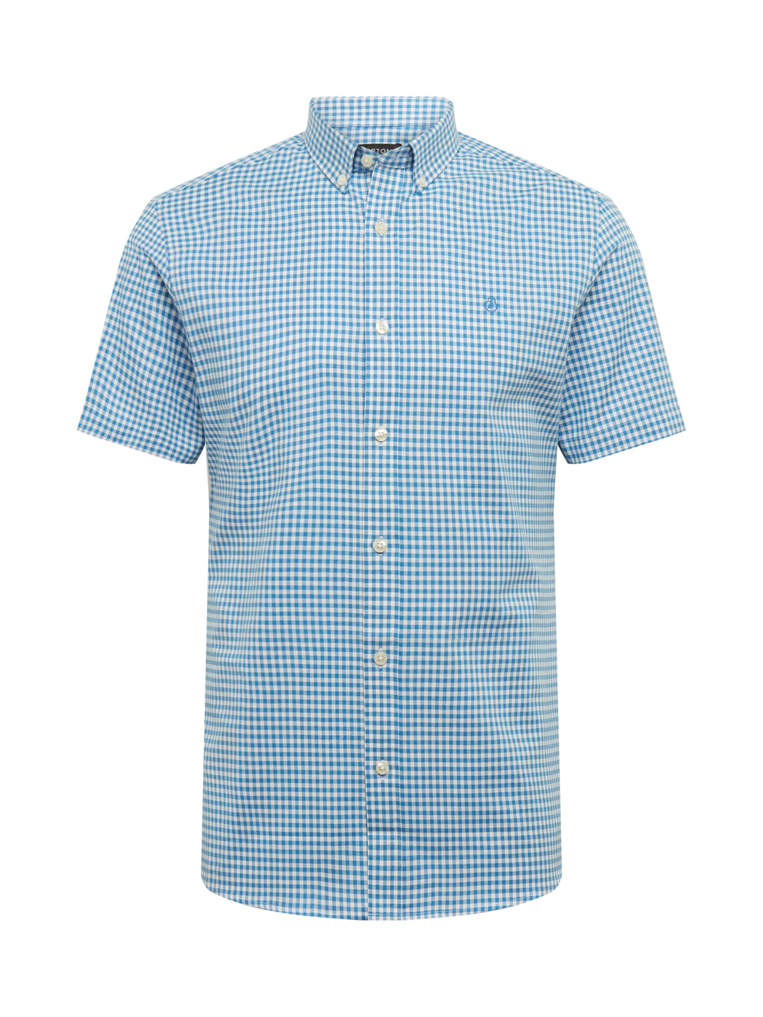 BURTON MENSWEAR LONDON Dalykiniai marškiniai 'GINGHAM'  mėlyna