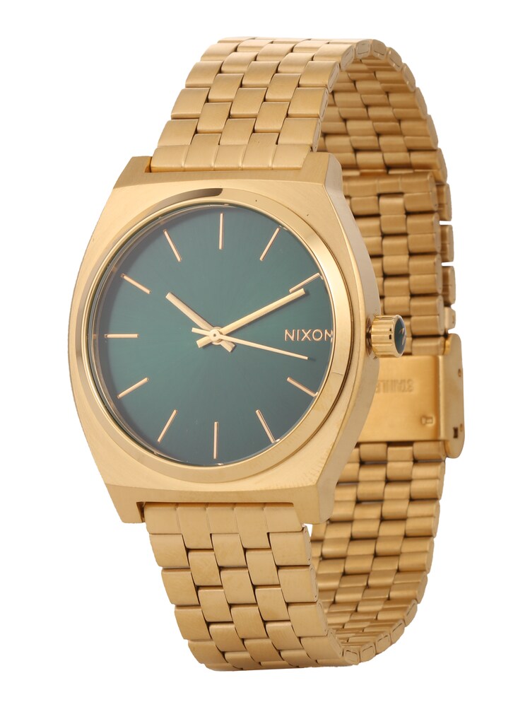 Nixon Armbanduhr 'Time Teller' Herren Größe One Size gold / grün