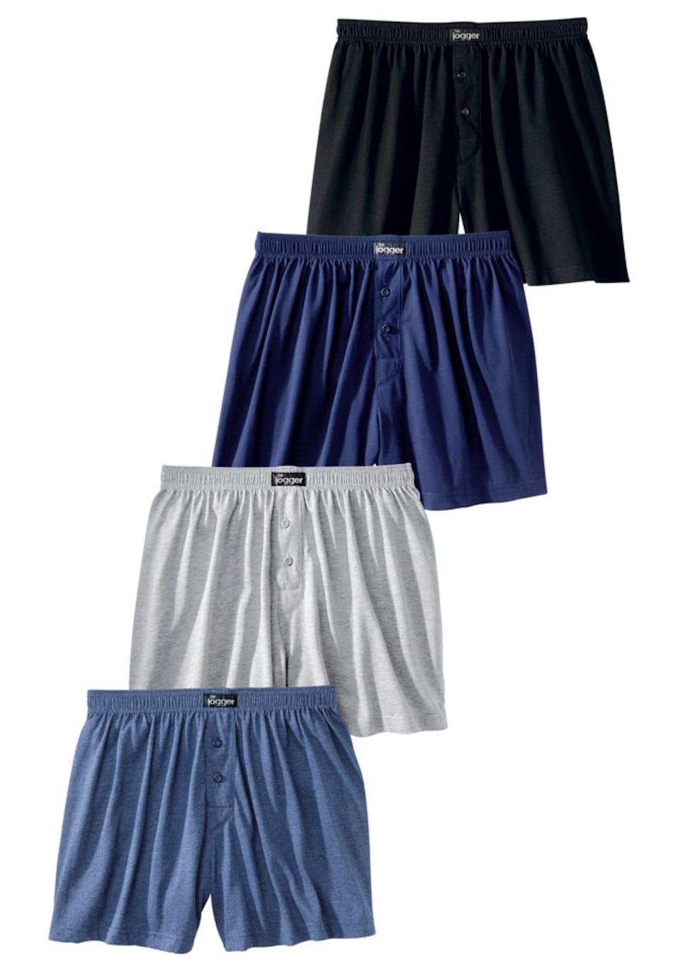 Boxershorts marinblå / marinblå / grå