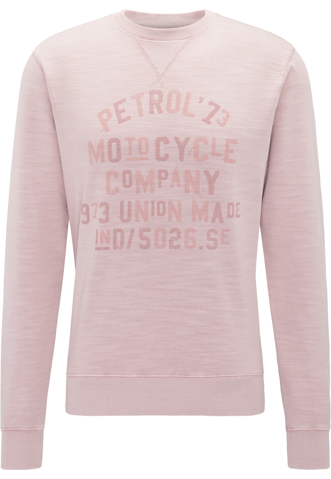 Petrol Industries Heren Sweatshirt Lichtroze petrol industries kopen in de aanbieding
