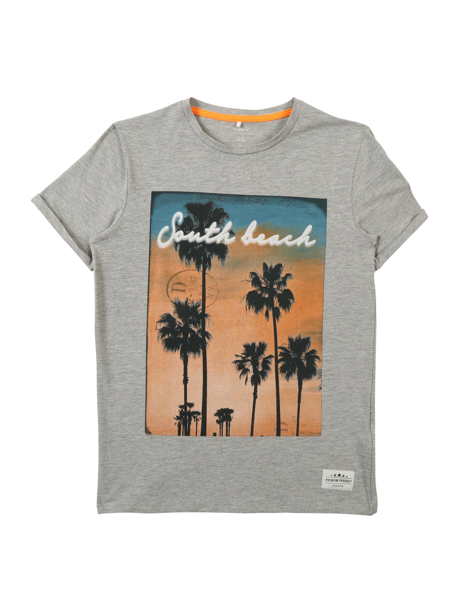 Name It Jongens Shirt Grijs Gemeleerd name it kopen in de aanbieding