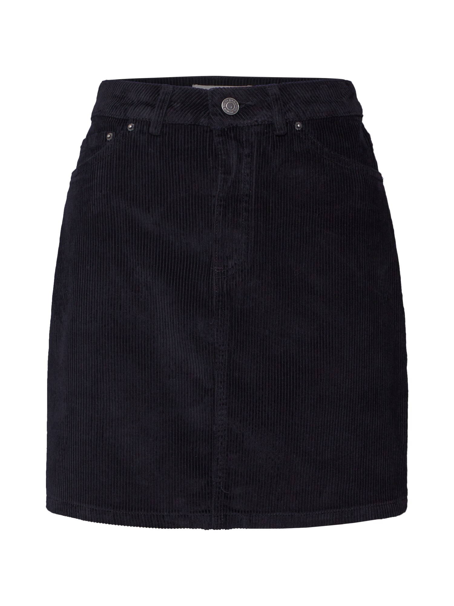 VERO MODA Sijonas 'VMKARINA HR A-SHAPE CORD SHORT'  juoda