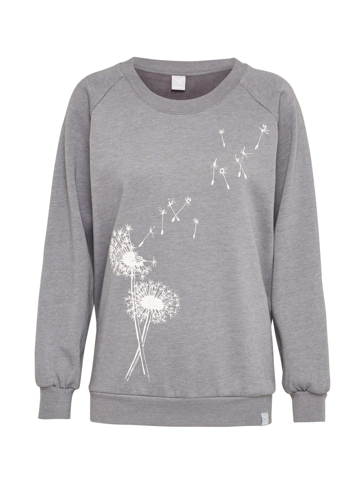 Iriedaily Sweatshirt Pusteblume  grijs gemêleerd