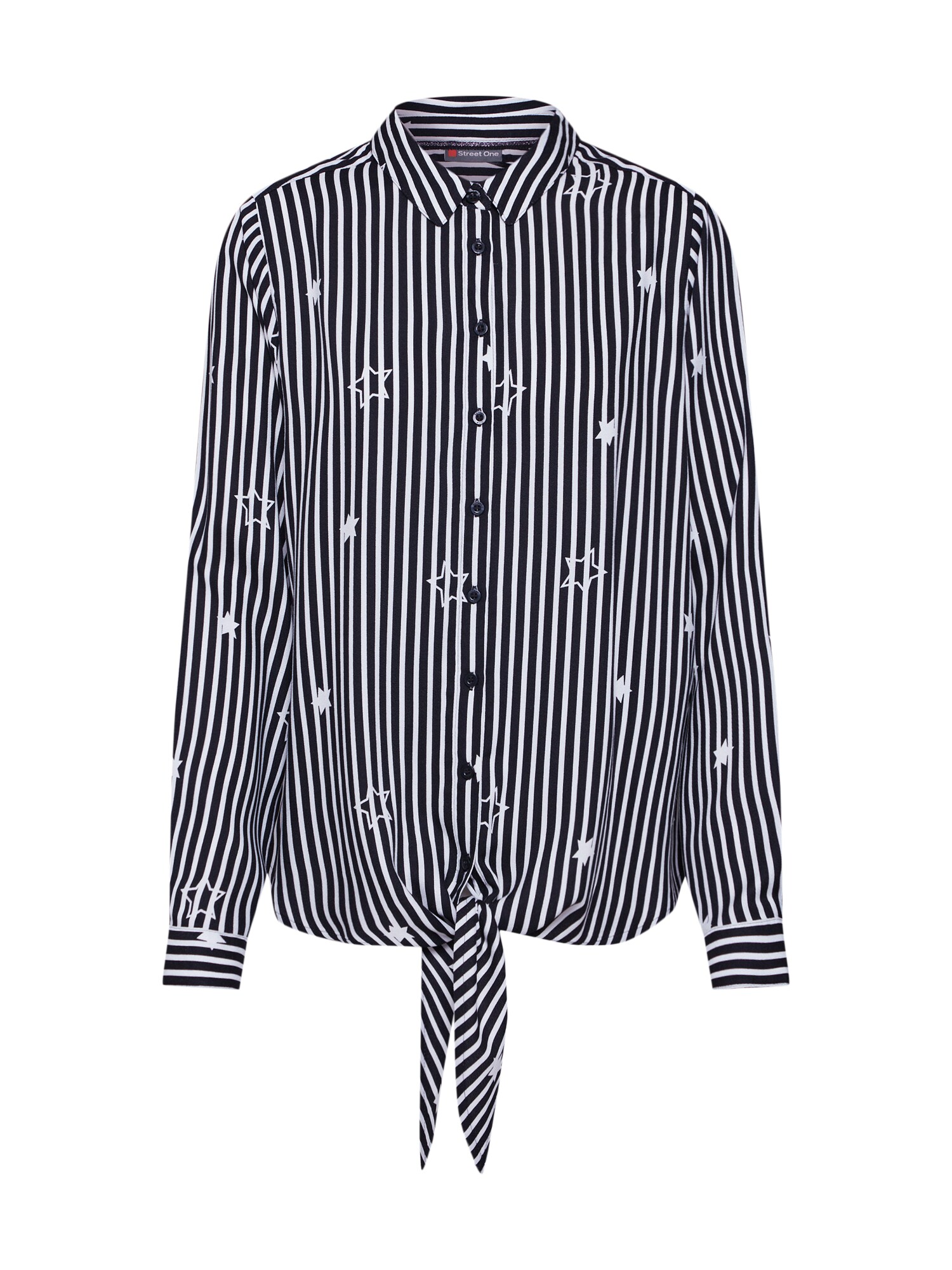 Street One Dames Blouse Zwart Wit street one kopen in de aanbieding