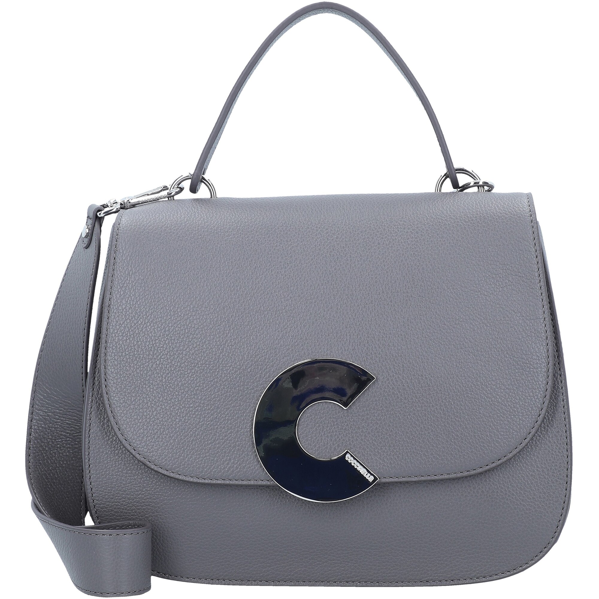 Coccinelle Dames Handtas Craquante Grijs coccinelle kopen in de aanbieding