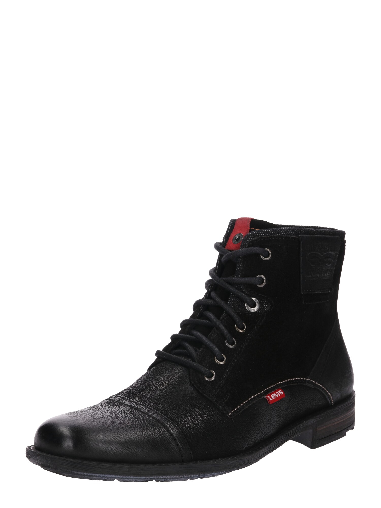Levis Heren Veterboots Fowler Zwart levis kopen in de aanbieding