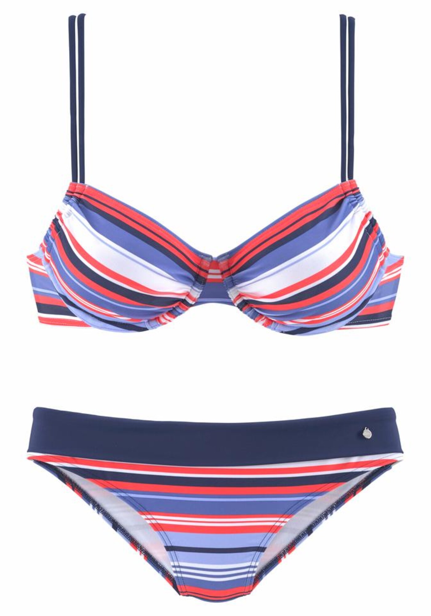 s.Oliver Bikiny  modrá / červená / biela