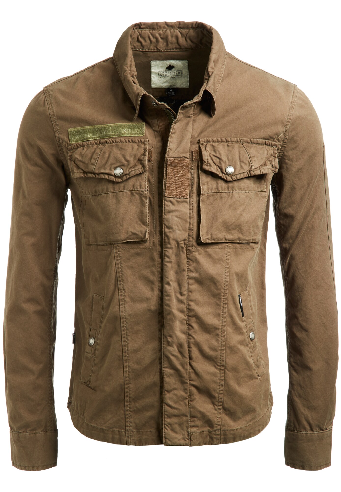 Khujo Jacke KAREM EMBROIDERY khaki