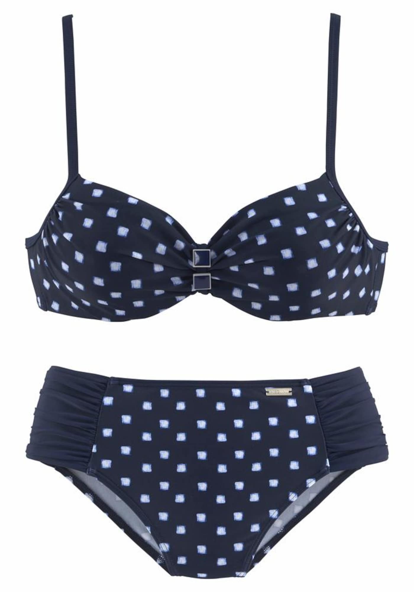 LASCANA Bikiny  námornícka modrá / svetlomodrá