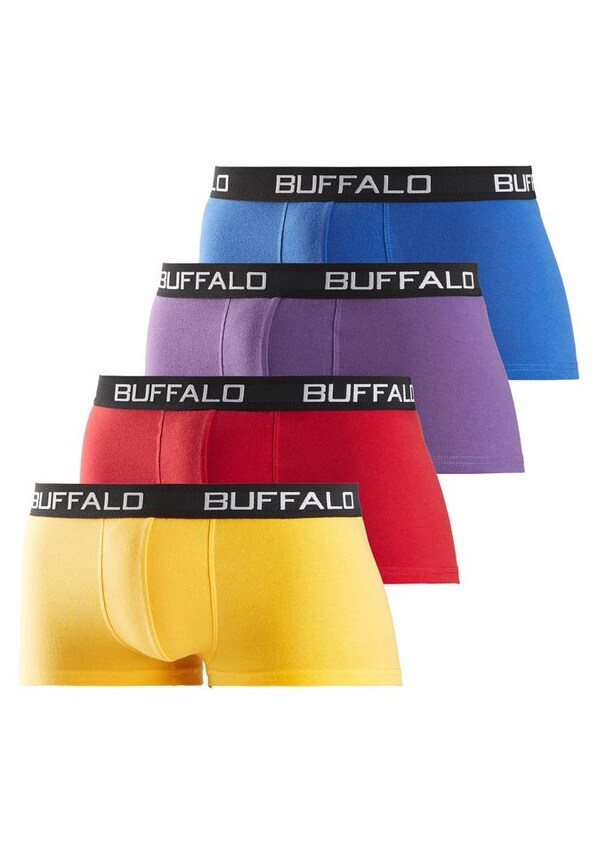 BUFFALO, Boxeralsók, sárga, lila & piros, 1 kép a 12 közül