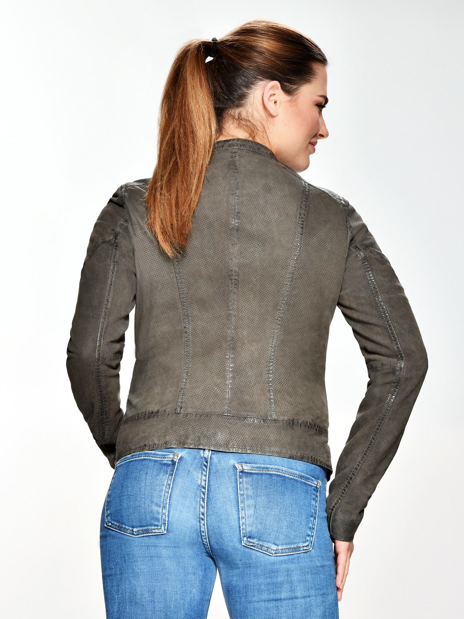 Thumbnail - Maze Lederjacke perforiert  Mabel