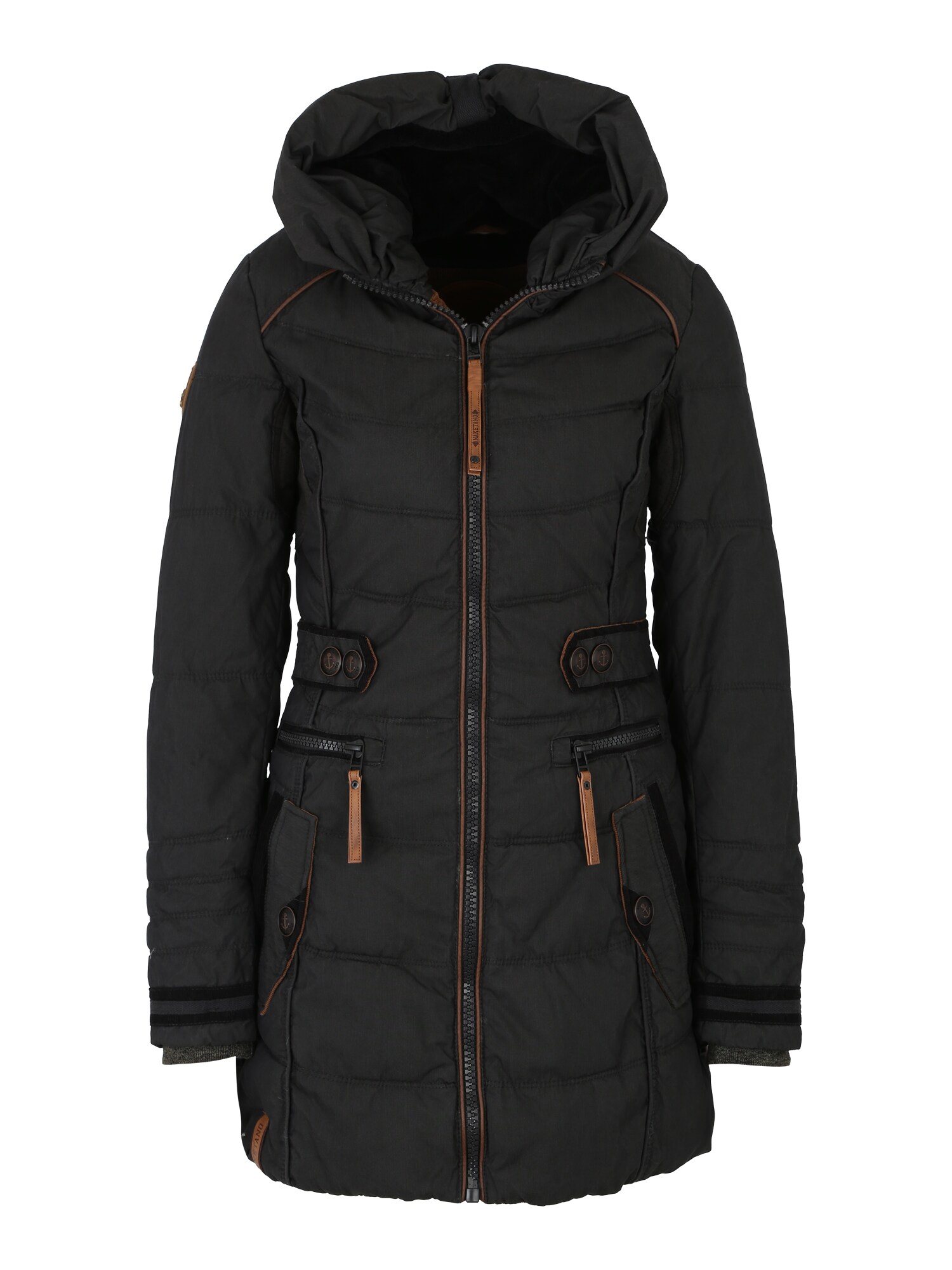 Naketano Dames Wintermantel Zwart naketano kopen in de aanbieding