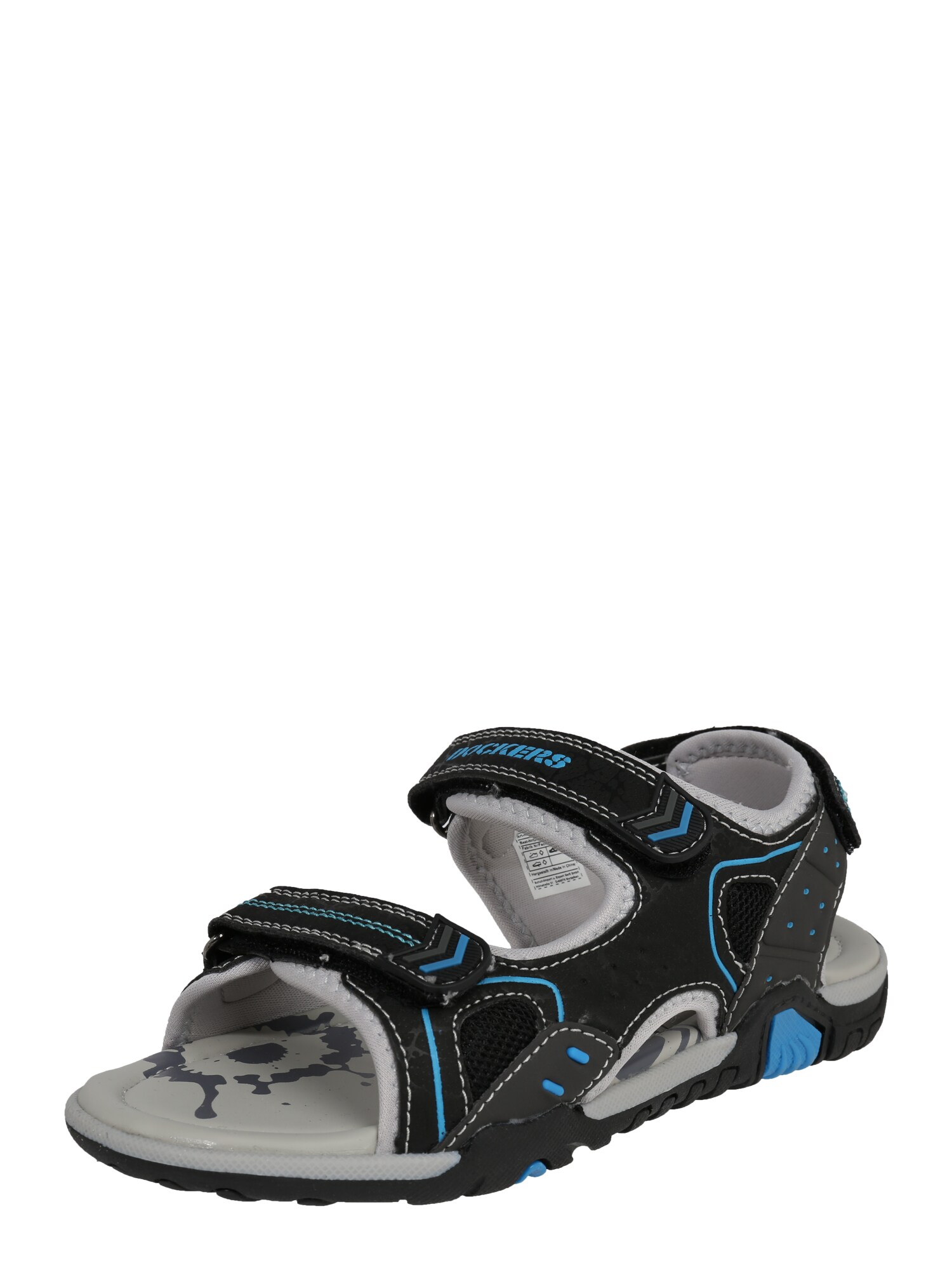 Dockers By Gerli Meisjes Open Schoenen Marine Lichtgrijs Zwart dockers by gerli kopen in de aanbieding