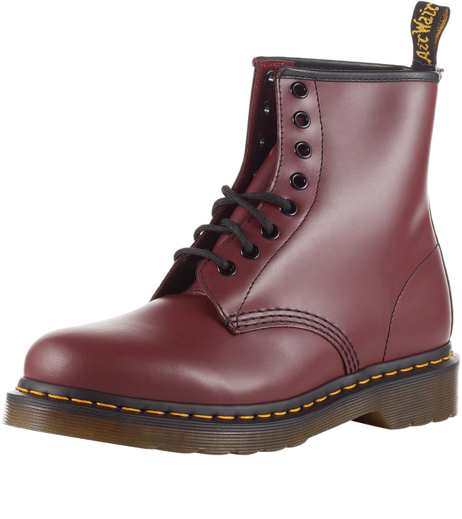 Dr. Martens Šnurovacie členkové čižmy '1460'  čerešňová