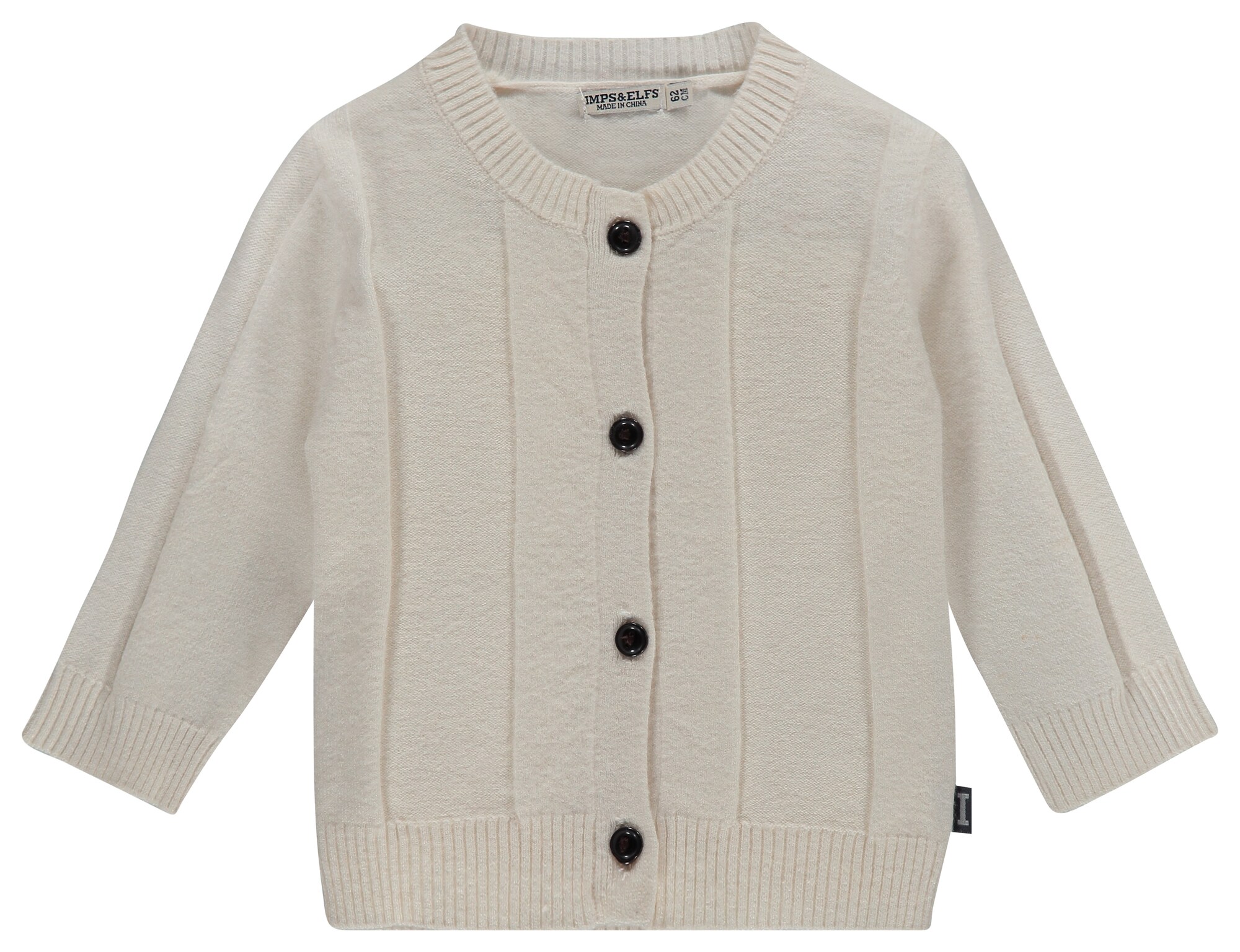 Impselfs Meisjes Gebreid Vest Wolwit impselfs kopen in de aanbieding