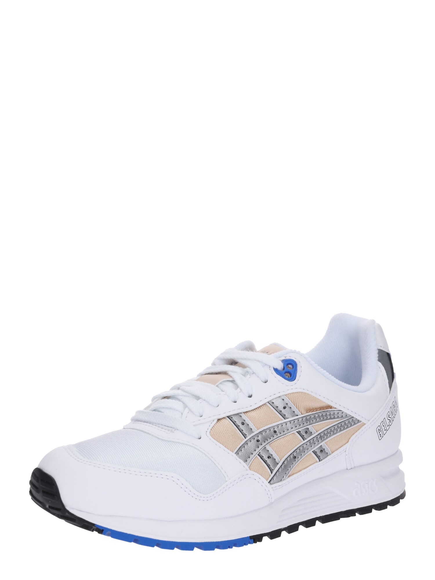 Asics Tiger Dames Sneakers Laag Gelsaga Nude Zilver asics tiger kopen in de aanbieding