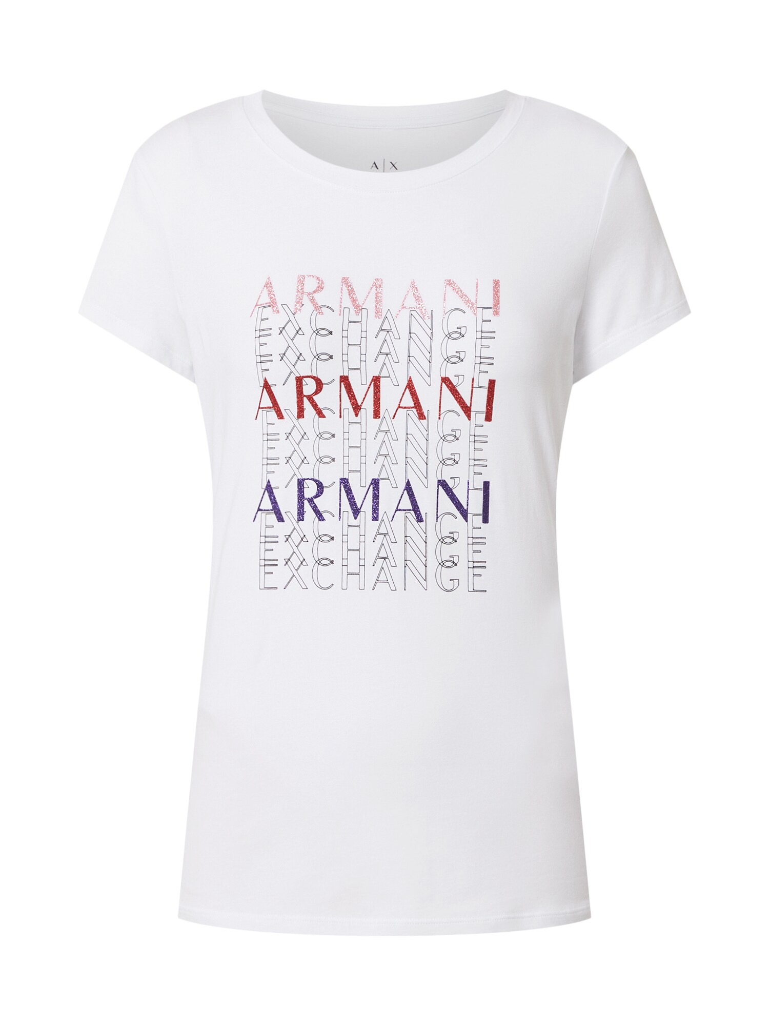 ARMANI EXCHANGE Marškinėliai '6Hytam'  balta / mišrios spalvos