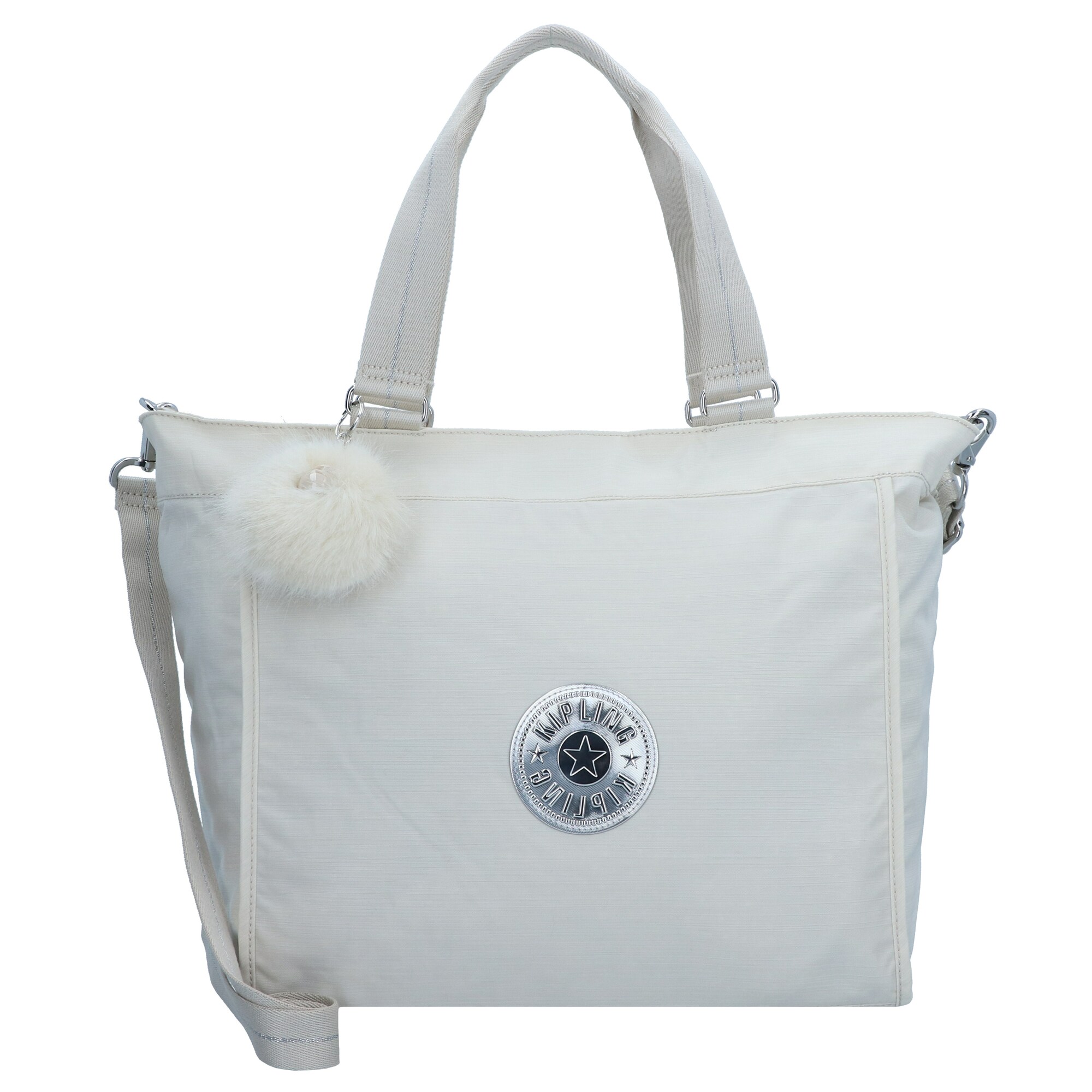 Kipling Dames Shopper L 46 Cm Wit kipling kopen in de aanbieding