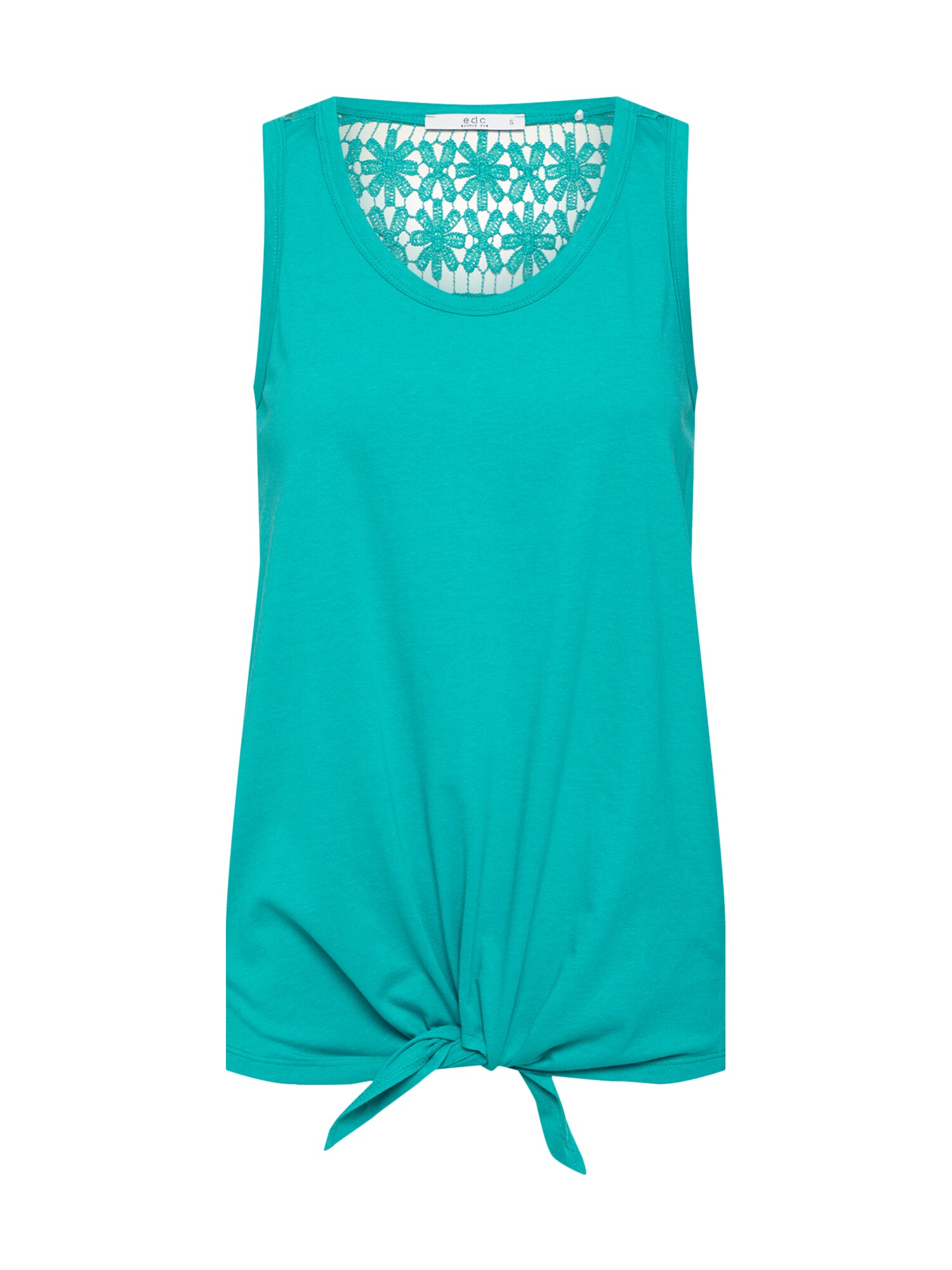 Edc By Esprit Dames Top Crochet Mix Smaragd edc by esprit kopen in de aanbieding