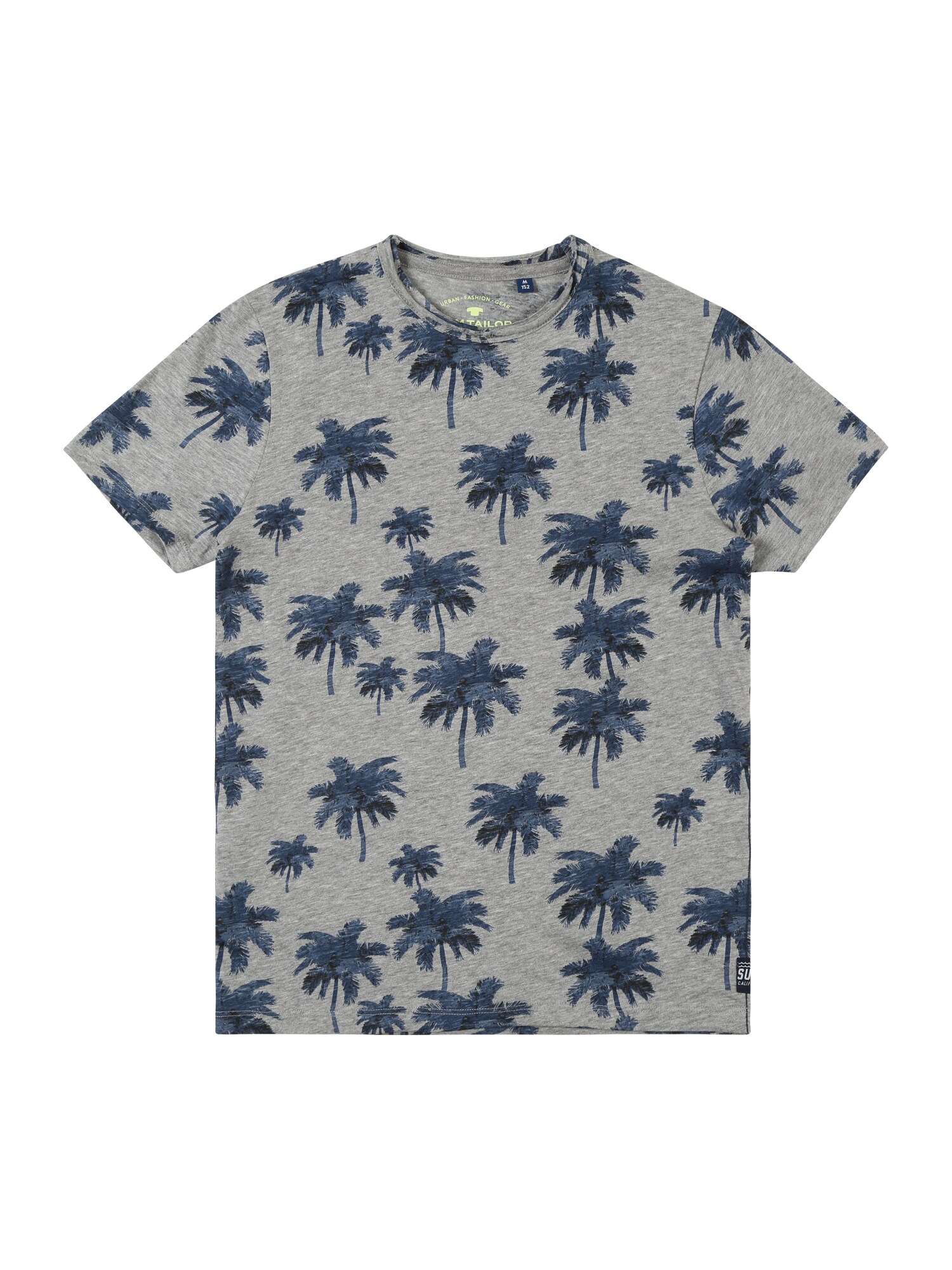 Tom Tailor Jongens Shirt Grijs Gemeleerd tom tailor kopen in de aanbieding