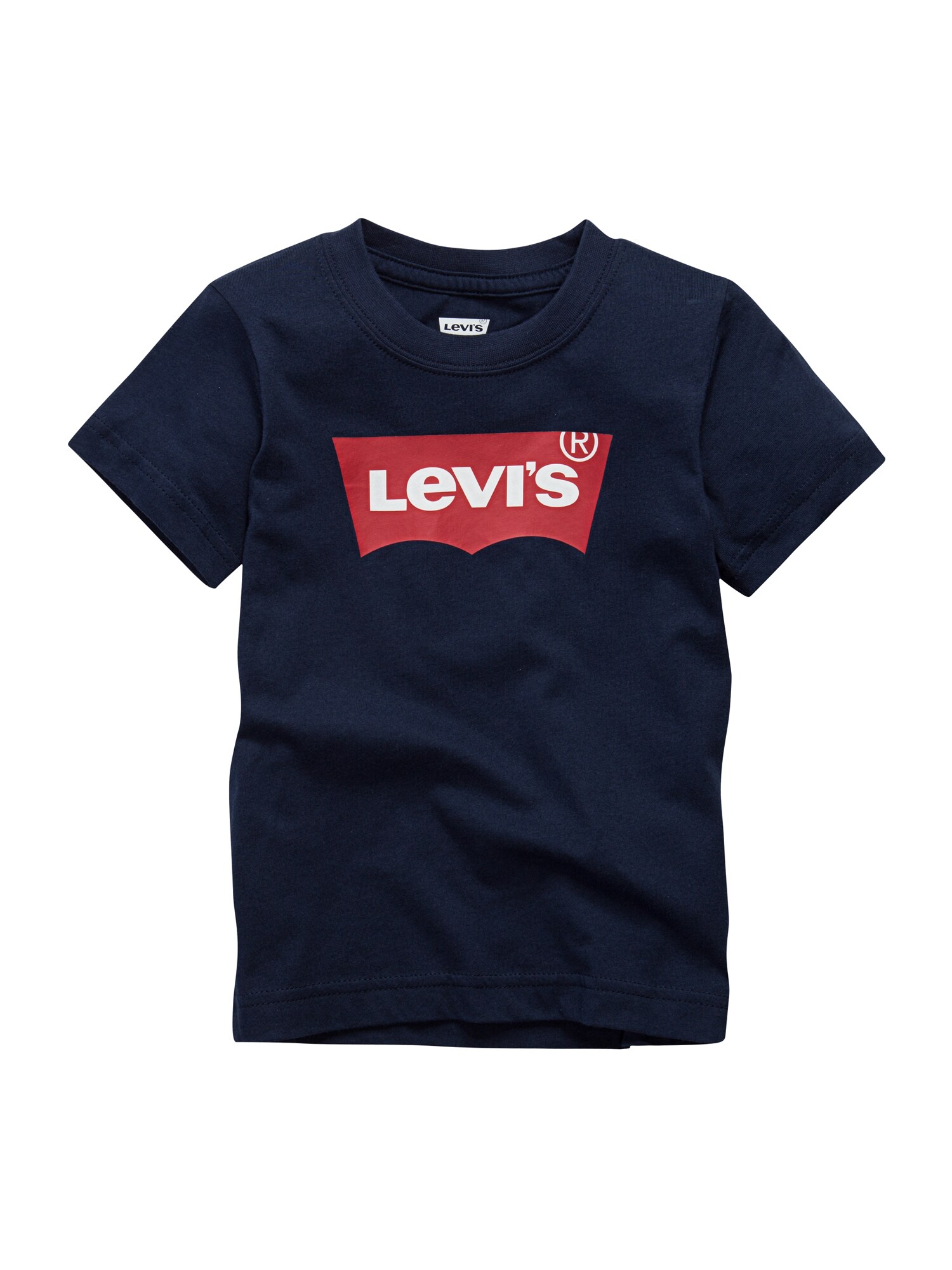 LEVI'S Marškinėliai 'Batwing Tee'  mėlyna / raudona
