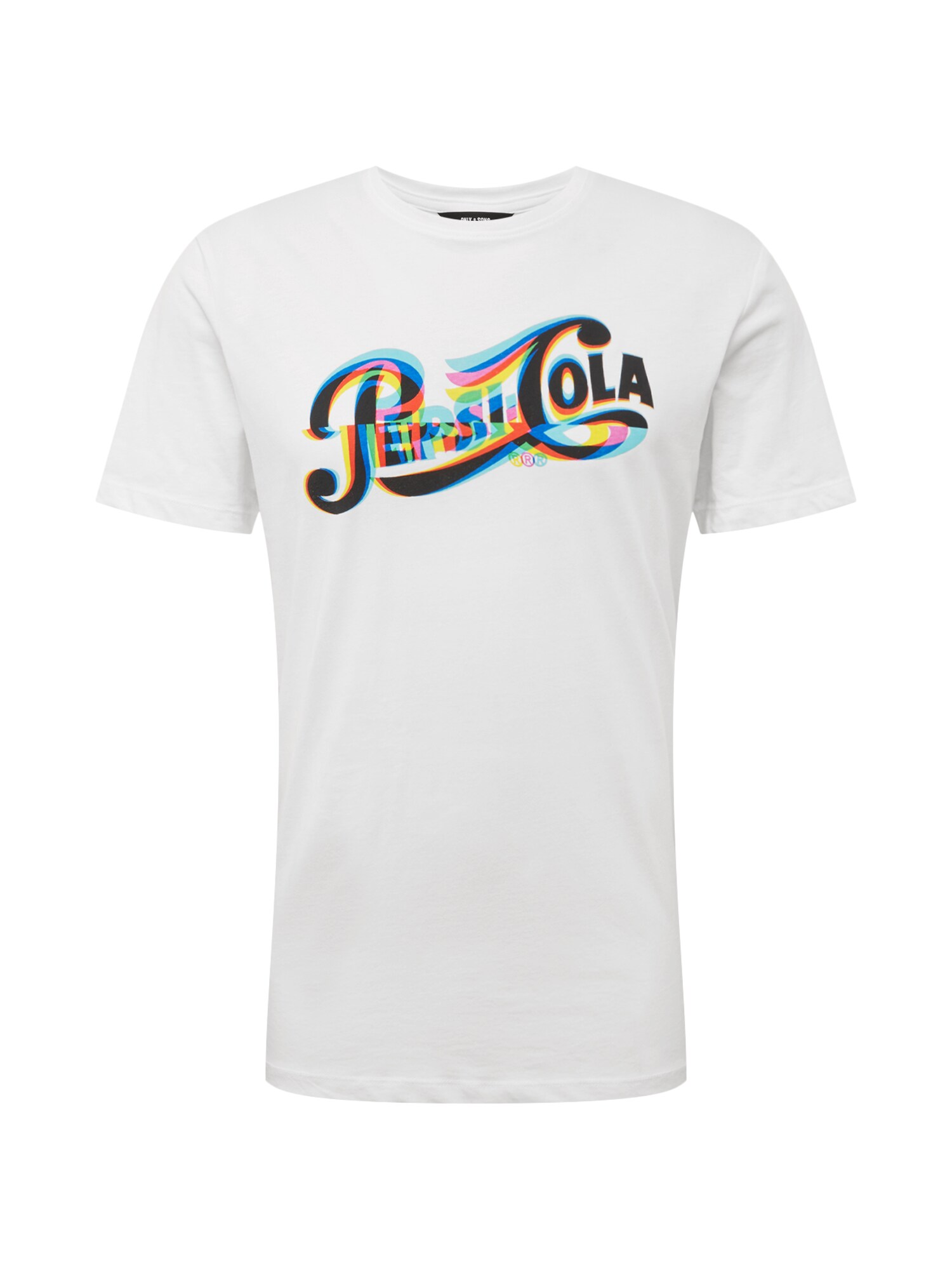 Only Sons Heren Shirt Pepsi Gemengde Kleuren Wit only sons kopen in de aanbieding