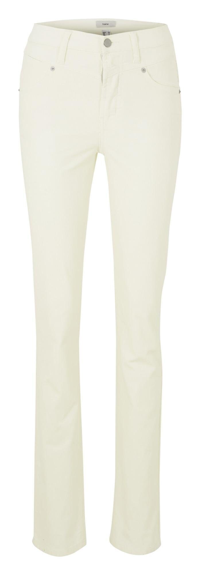 heine Pantaloni  alb