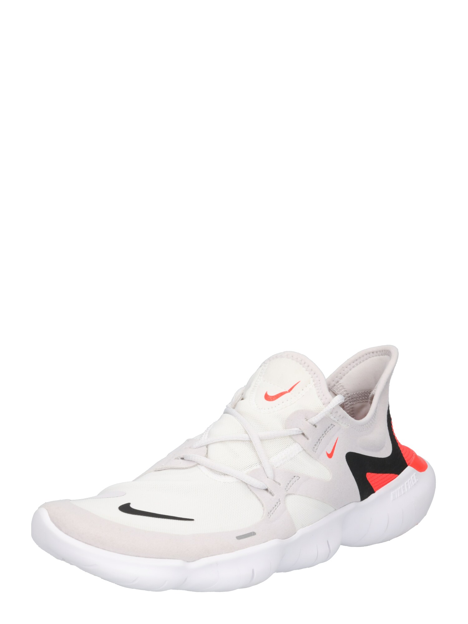 Nike Heren Loopschoen Free Rn 50 Rood Zwart Natuurwit nike kopen in de aanbieding