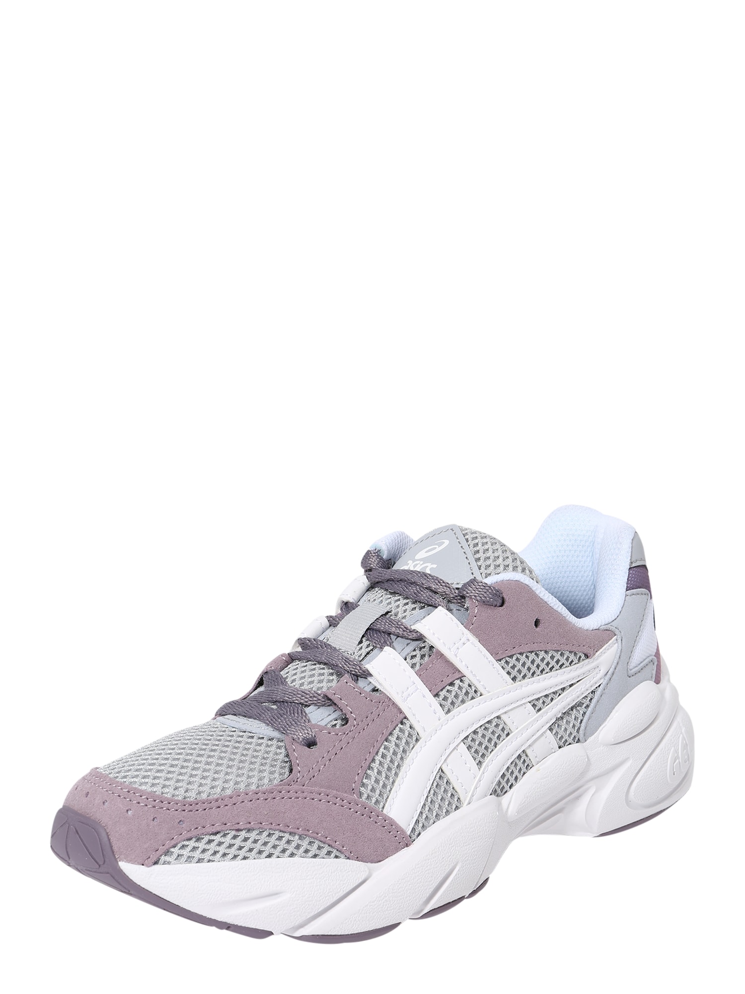 Asics Tiger Dames Sneakers Laag Gel Bondi Grijs Rosa Wit asics tiger kopen in de aanbieding